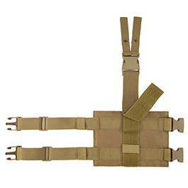 Brandit Beinplatte Molle Leg Panel camel mit versteckter Tasche