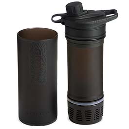 Grayl GeoPress Wasserfilter Trinkflasche 710 ml black - für Wandern, Camping, Outdoor, Survival Bild 1 xxx: