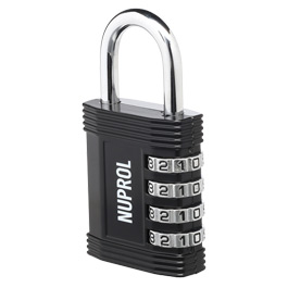 Nuprol Heavy Duty Case Lock Zahlenschloss mit Bgel schwarz