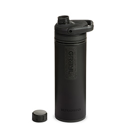 Grayl UltraPress Wasserfilter Trinkflasche 500 ml covert black - für Wandern, Camping, Outdoor, Survival Bild 2