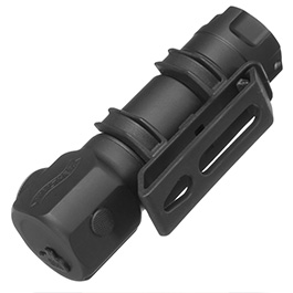 Walther LED-Stirnlampe HLC1r 500 Lumen mit Rotlicht schwarz inkl. MOLLE-Clip Bild 10