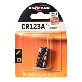 Ansmann Lithium Batterie CR123A 3V - 1er Blister