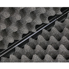Nuprol Essentials Large Hard Case Waffenkoffer 123,5 x 26,5 x 11 cm Waben-Schaumstoff schwarz Bild 6