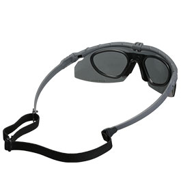 Nuprol Battle Pro Protective Airsoft Schutzbrille inkl. Brillenträgereinsatz grau / rauch Bild 1 xxx: