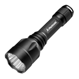 Mactronic LED Taschenlampe Black Eye 1550 Lumen Set schwarz mit viel Zubehör