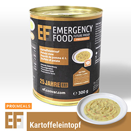 Emergency Food Pro Meals Notration Kartoffeleintopf 300g Dose 3 Portionen