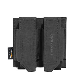 Pentagon Pistolenmagazintasche Double FB Pouch schwarz fr 2 Magazine