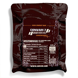 Convar-7 Riegel High Energy Bar Chocochino 120 g Langzeitlebensmittel - Ideal fr Outdoor, Notvorrat und Krisenvorsorge