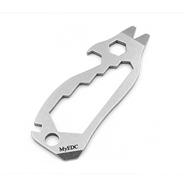 MyEDC Multitool Penguin 11 in 1 Keychain silber