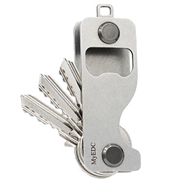 MyEDC Schlüsselhalter Small Key Holder silber für bis zu 5 Schlüssel
