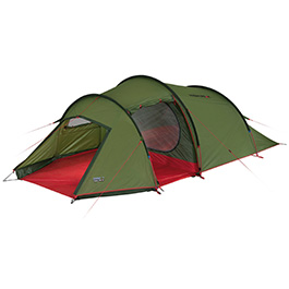 High Peak Zelt Falcon 3 LW fr 3 Personen grn/rot leichtgewicht