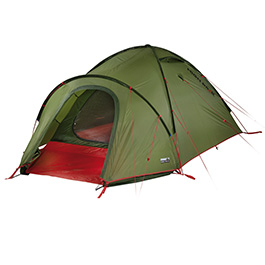 High Peak Zelt Nightingale 3 LW fr max. 3 Personen oliv/rot leichtgewicht