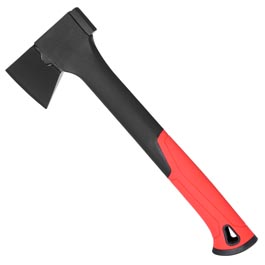 Haller Axt schwarz/rot inkl. Transportschutz