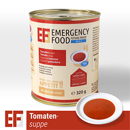 Emergency Food Meals Notration Tomatensuppe 320g Dose 16 Portionen