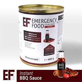 Emergency Food Basic Notration Instant BBQ Sauce 480 g Dose ergibt 1,6 Liter
