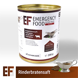 Emergency Food Basic Notration Rinderbratensaft 390 g Dose