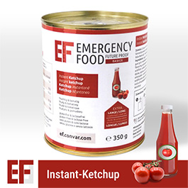 Emergency Food Basic Notration Instant Ketchup 350 g Dose ergibt 1 Liter