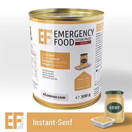 Emergency Food Basic Notration Instant Senf 300 g Dose ergibt 360 ml