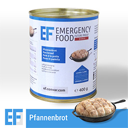 Emergency Food Basic Notration Pfannenbrot 400g Dose ergibt 2 Brote