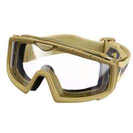 Nuprol Battle Visor Eye Protection Airsoft Helmbrille / Schutzbrille tan