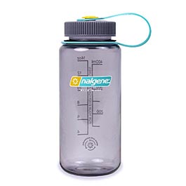 Nalgene Weithals-Trinkflasche WH Silo 0,5 Liter BPA-frei aubergine