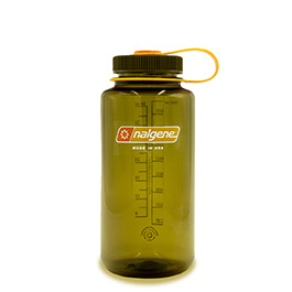 Nalgene Weithals-Trinkflasche WH Silo 1 Liter BPA-frei oliv