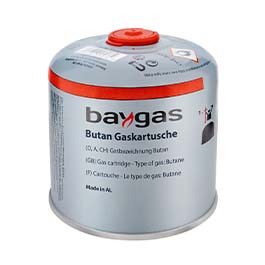 Baygas Gaskartusche Butan fr Camping Kocher 500g