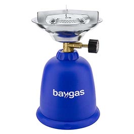 Baygas Gaskocher II fr Stechkartuschen blau