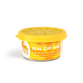ECO Lunchbox Edelstahlbehälter Seal Cup Mini gelb