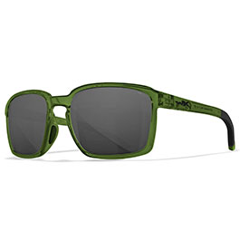 Wiley X Sonnenbrille Alfa transparent grn Glser grau