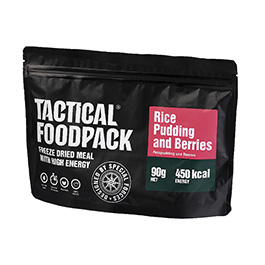 Tactical Foodpack Outdoor Mahlzeit Reispudding und Beeren