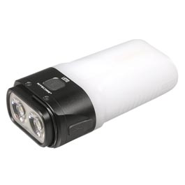 Nitecore 3in1 LED-Taschenlampe LR70 3000 Lumen schwarz Lampe, Laterne und Powerbank in einem