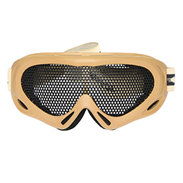 Nuprol Brille Pro Mesh Eye Protection Airsoft Gitterbrille Tan Bild 1 xxx: