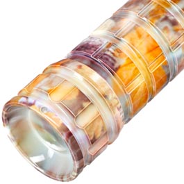 Bailong LED-Taschenlampe XHP160 mit Zoom, Strobe camouflage inkl. Akku, USB-Ladekabel und Lanyard Bild 9