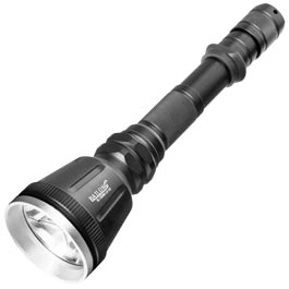 Bailong LED-Taschenlampe XM-L T6 schwarz inkl. Akku, Ladegert, Kabelschalter und 3 Farbfilter