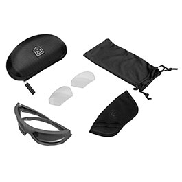 Revision ballistische Sonnenbrille ShadowStrike Essential Kit schwarz mit klar-transparent / rauch-getnt Wechselglsern