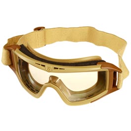 Revision Eyewear Desert Locust Schutzbrille Deluxe Kit mit gelb / klar / rauch Wechselgläser tan