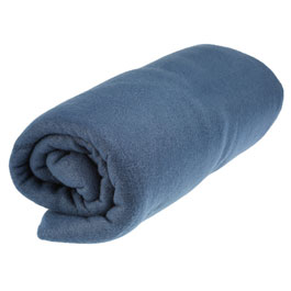 Fosco Schlafsackdecke Fleece blau - auch als Inlett verwendbar
