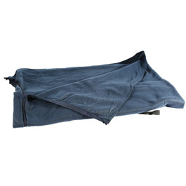 Fosco Schlafsackdecke Fleece blau - auch als Inlett verwendbar Bild 3