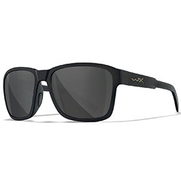 Wiley X Brille Trek matt schwarz Glser grau inkl. Brillenetui und Seitenschutz