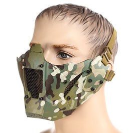 Nuprol Mesh Mask V4 mit Halterung fr / ohne FAST Helme camo