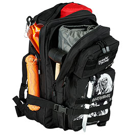 Kleinbild 9 Brandit Rucksack Cooper Iron Maiden NOTB 40 Liter Large schwarz Glow in the dark