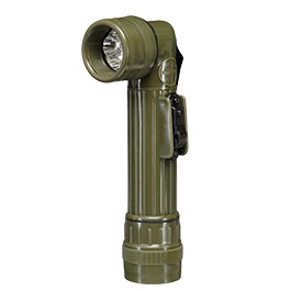 US Winkeltaschenlampe LED medium oliv