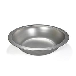 Basic Nature Teller Edelstahl tief 23,5 cm silber-matt