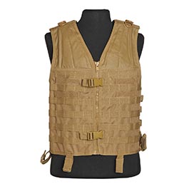 Mil-Tec Molle Carrier Weste coyote