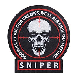 Mil-Tec Patch mit Klettflche Sniper