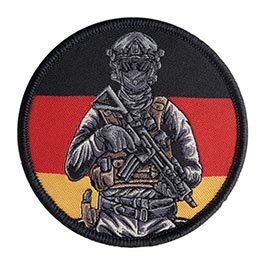 Mil-Tec Patch mit Klettflche Airsoft Germany fullcolor