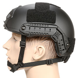 nHelmet FAST Standard Railed Airsoft Helm mit NVG Mount schwarz Bild 1 xxx:
