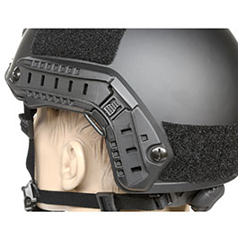 nHelmet FAST Standard Railed Airsoft Helm mit NVG Mount schwarz Bild 7