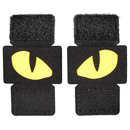 Kleinbild 1 M-Tac Lasercut Molle Stripes Tiger Eyes schwarz/gelb nachleuchtend 2er Set